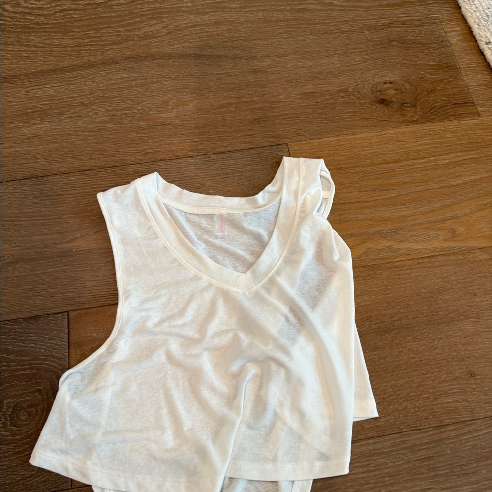 White Sleeveless Women's Top